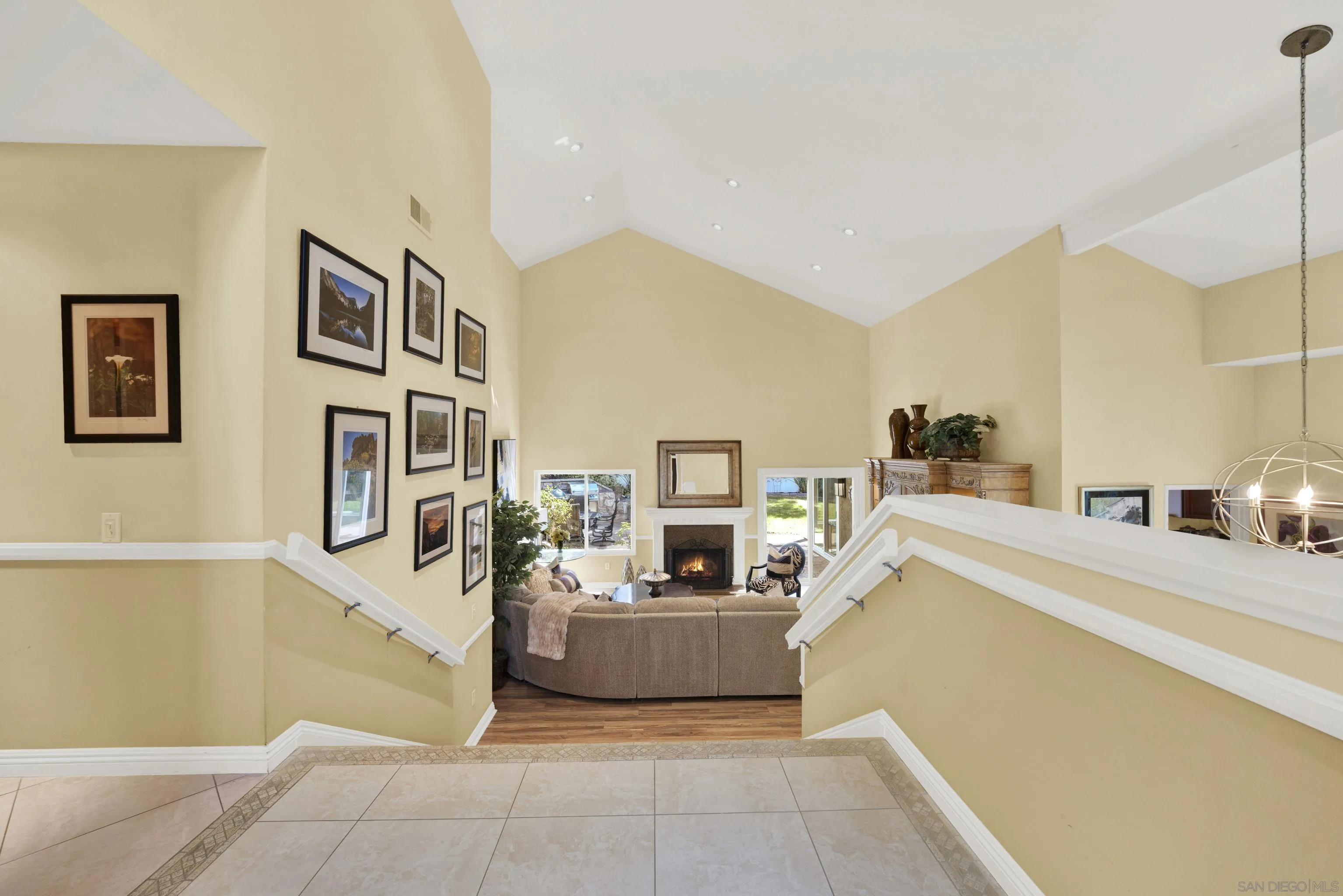 17233 Cuvee Court Poway, CA 92064 - Photo 5 of 53 a kitchen with a sink and a refrigerator