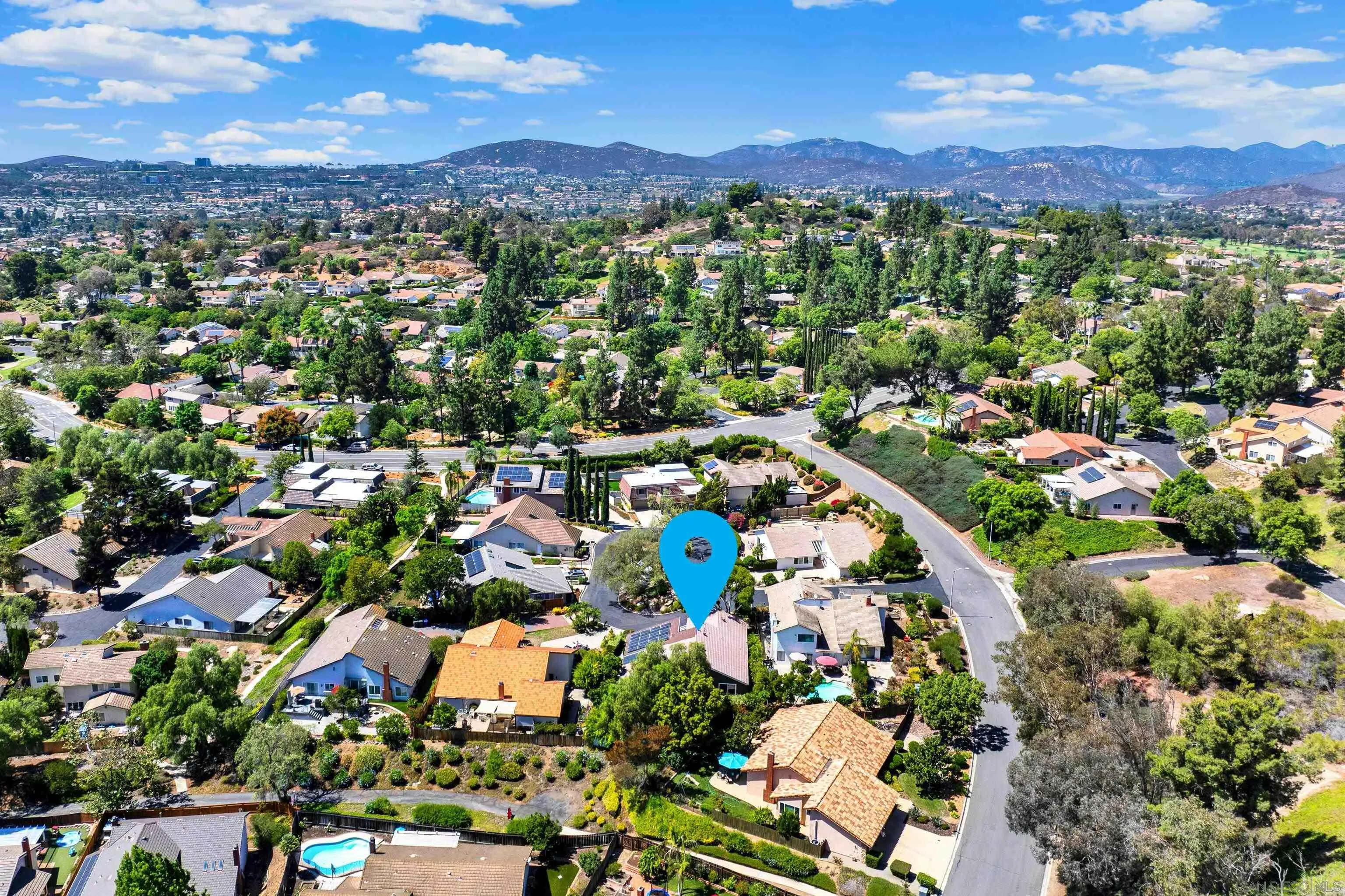 17233 Cuvee Court Poway, CA 92064 - Photo 53 of 53 an aerial view of residential houses with outdoor space