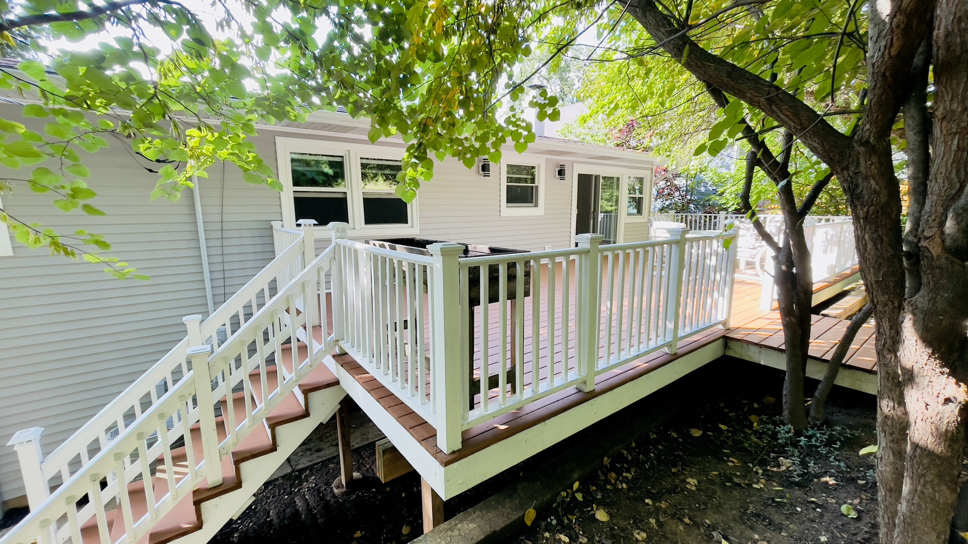902 Woodland Road Wauconda, IL 60084 - Photo 5 of 28 a view of deck with a trees