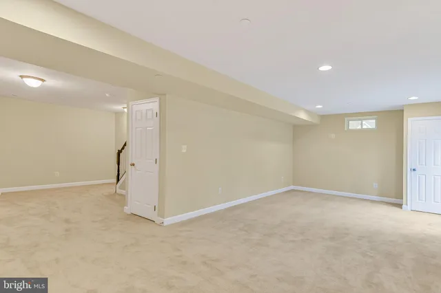 a view of an empty room