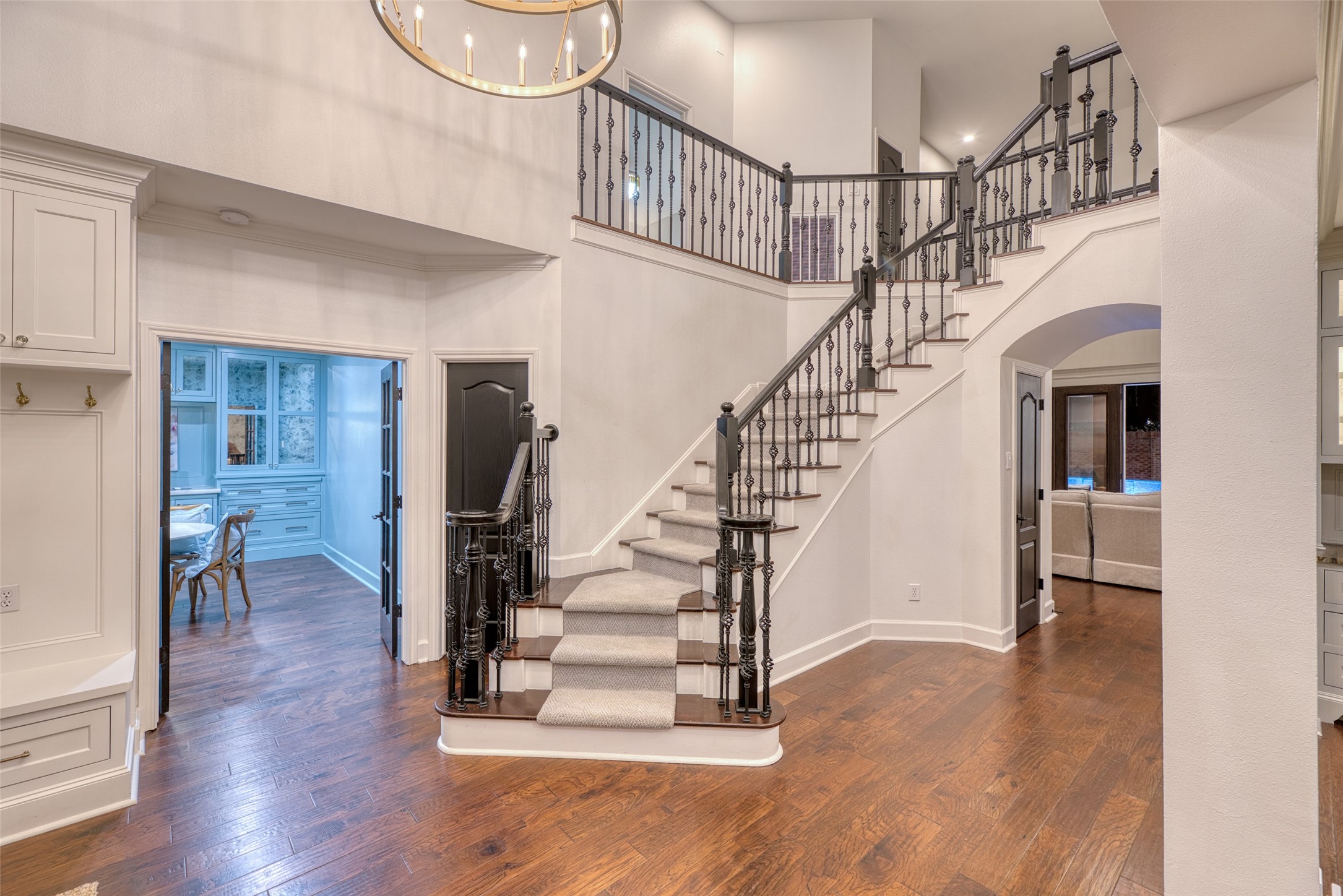 19522 Tamarack Way Houston, TX 77094 - Photo 25 of 50 a view of entryway and hall with wooden floor