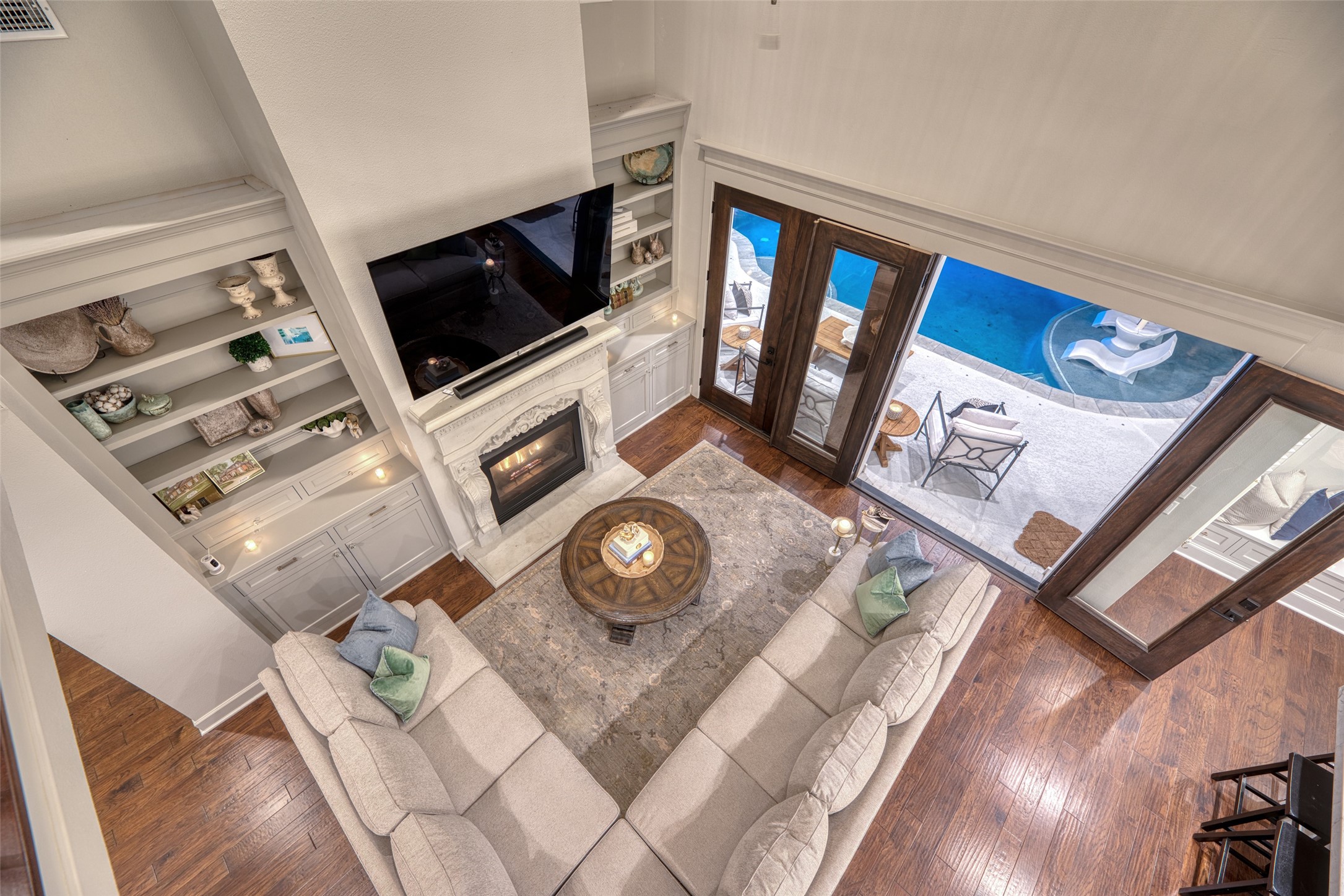 19522 Tamarack Way Houston, TX 77094 - Photo 36 of 50 a view of living room with furniture and a flat screen tv