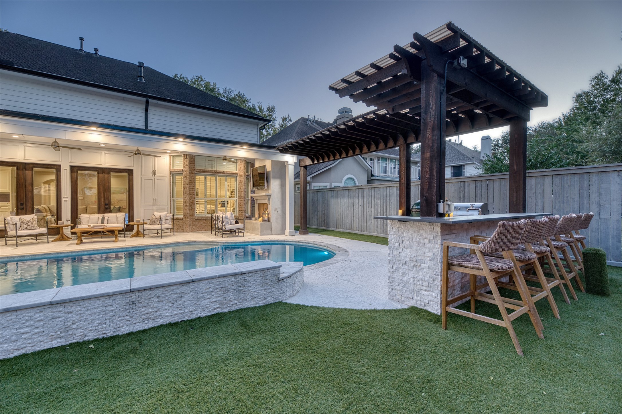 19522 Tamarack Way Houston, TX 77094 - Photo 42 of 50 a view of a lounge chairs in the patio