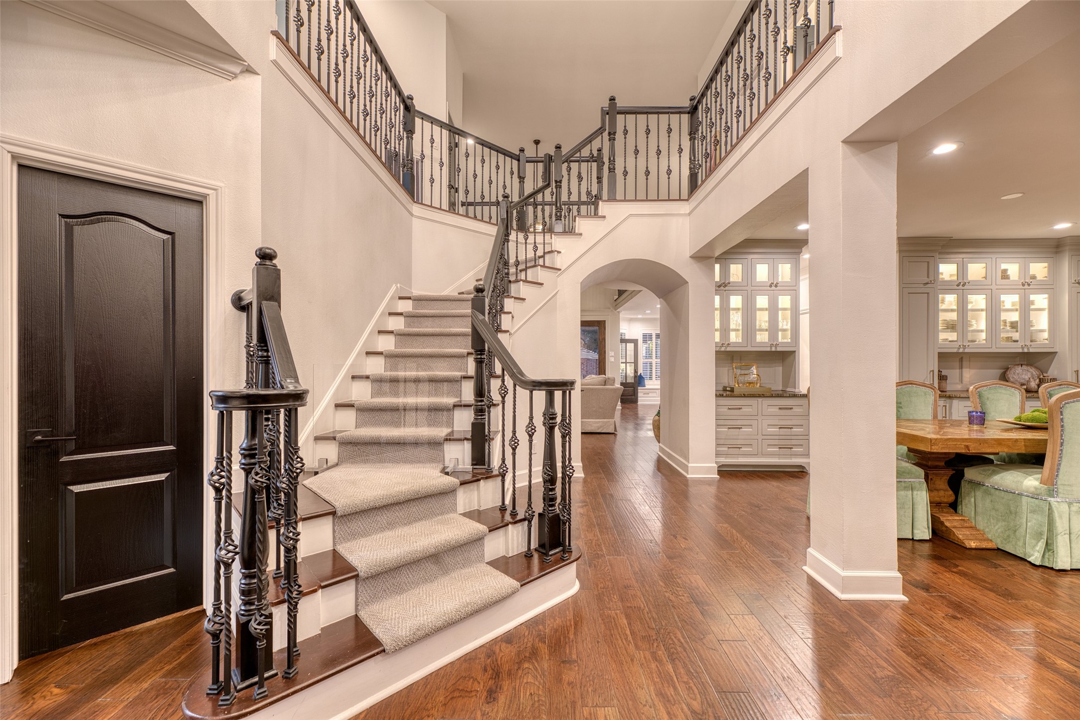19522 Tamarack Way Houston, TX 77094 - Photo 5 of 50 a view of entryway and hall with wooden floor