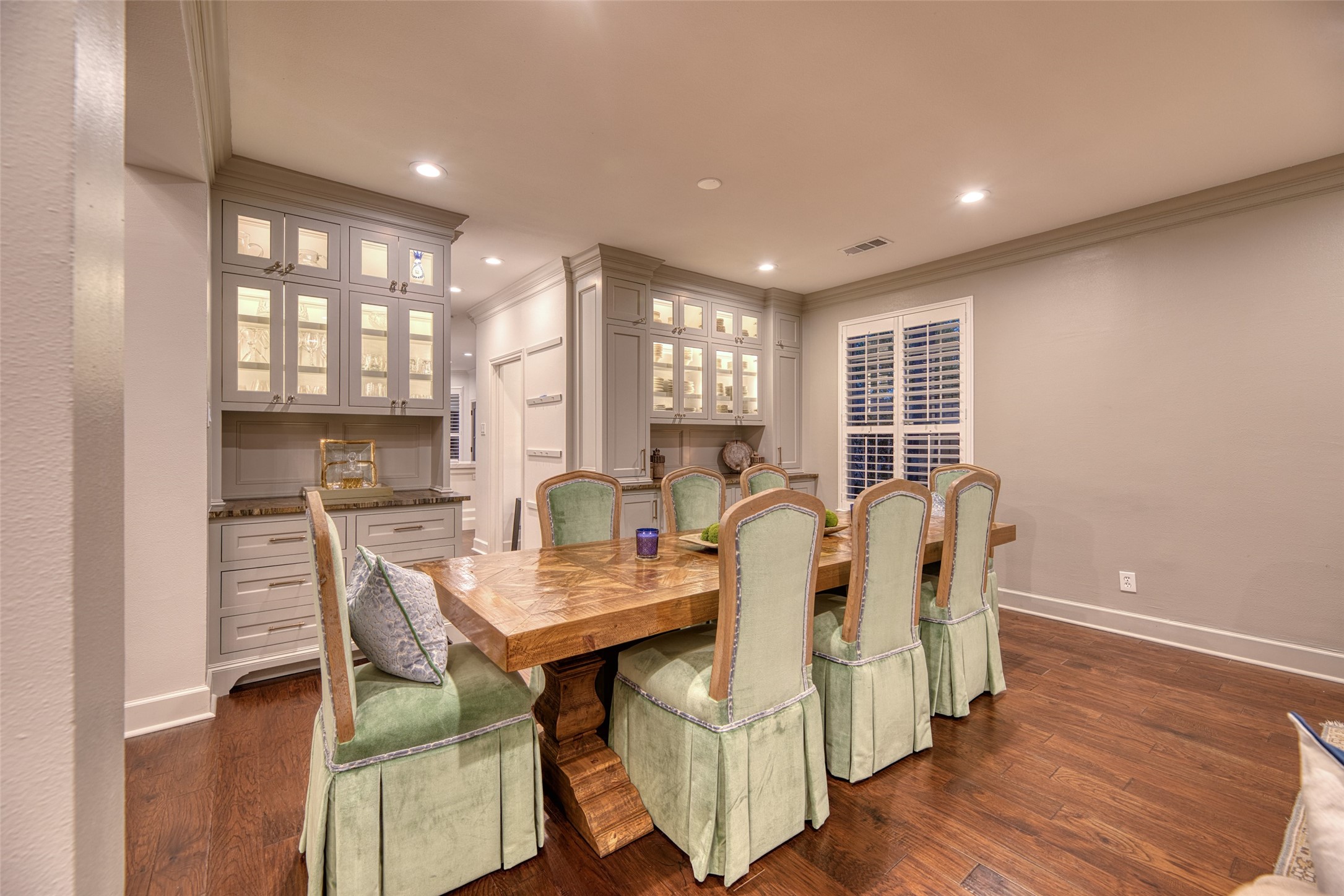 19522 Tamarack Way Houston, TX 77094 - Photo 9 of 50 a view of a dining room with furniture window and wooden floor