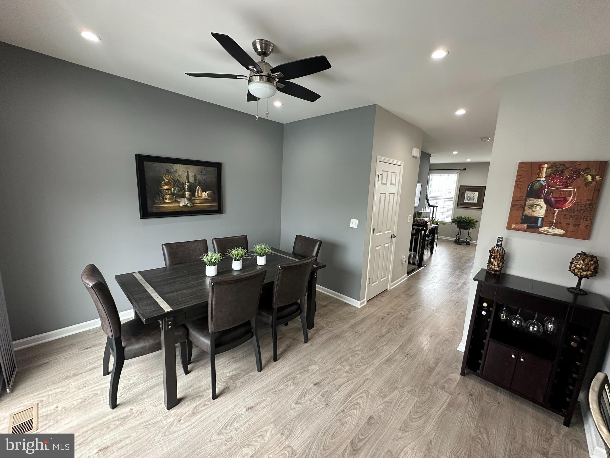 20 Canter Place Chesterfield, NJ 08515 - Photo 15 of 31 a view of a dining room with furniture and wooden floor