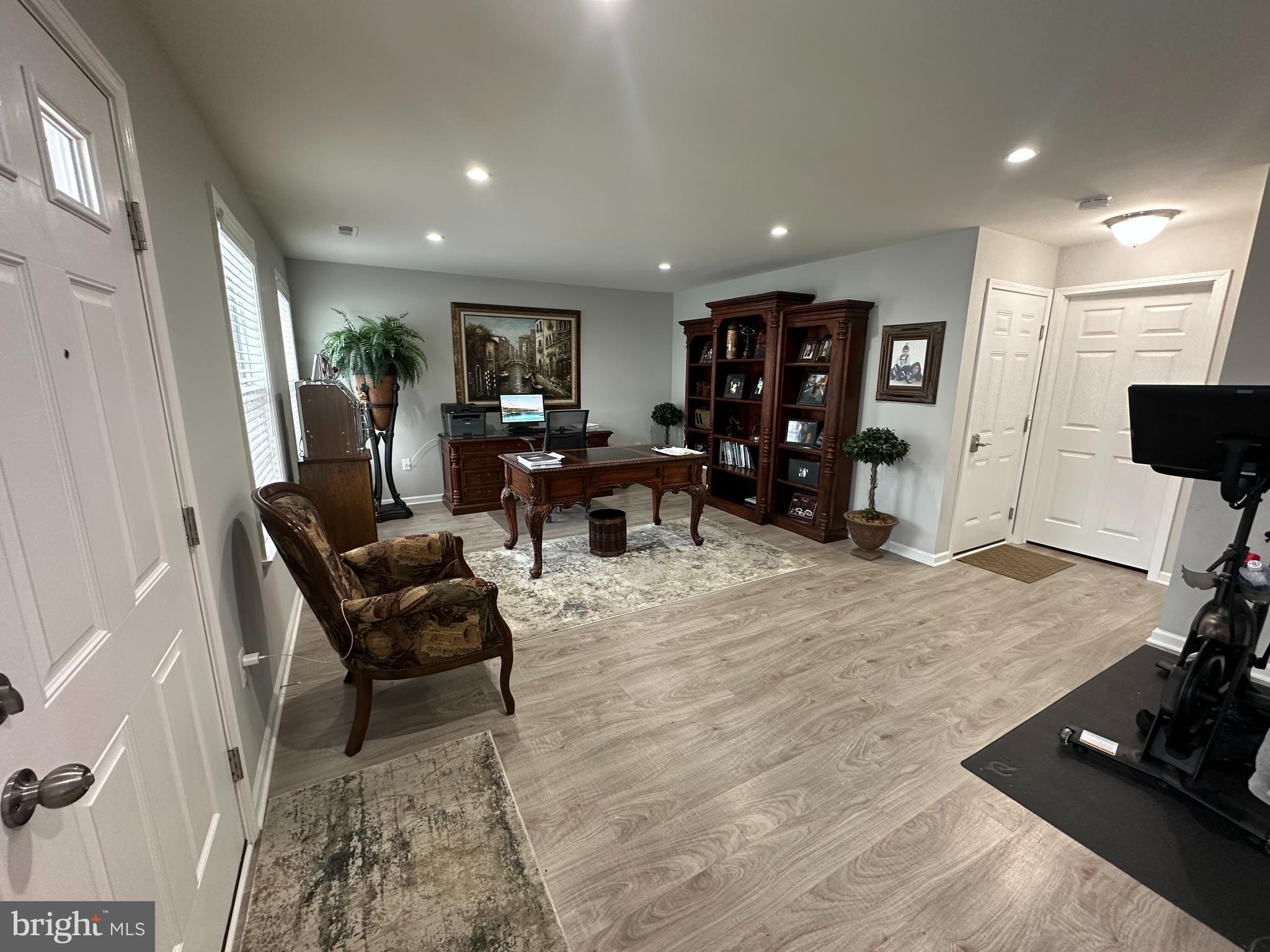 20 Canter Place Chesterfield, NJ 08515 - Photo 6 of 31 a living room with furniture and a flat screen tv