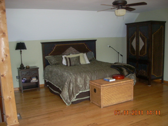 49 S Road Peru, MA 01235 - Photo 10 of 21 a bedroom with a bed and a night stand