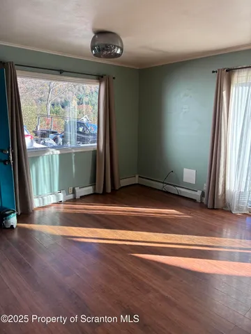 a view of a door of the house