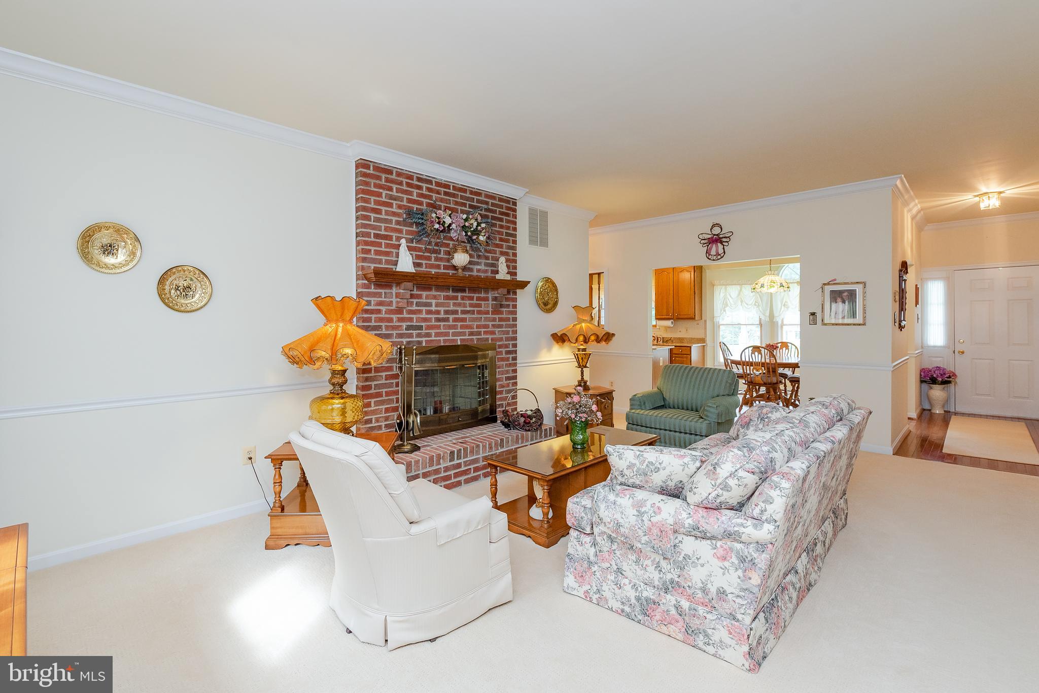 4923 Carroll Manor Road Baldwin, MD 21013 - Photo 10 of 35 Family Room with Wood Burning Fireplace