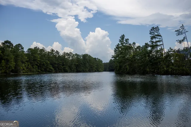 a view of swimming pool with a yard