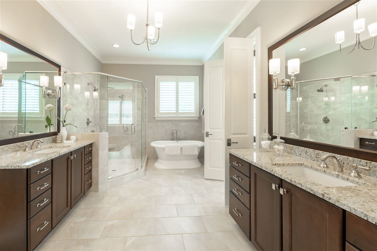 1437 Tacketts Pond Drive Raleigh, NC 27614 - Photo 11 of 30 Double vanities make for plenty of storage for all your beauty & health needs. Master bathroom