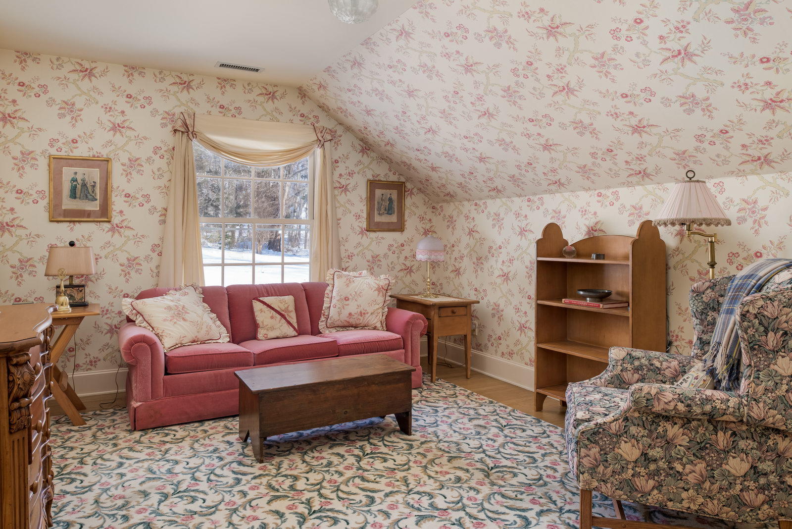 8 Priscilla Lane Darien, CT 06820 - Photo 13 of 37 a living room with furniture and a rug