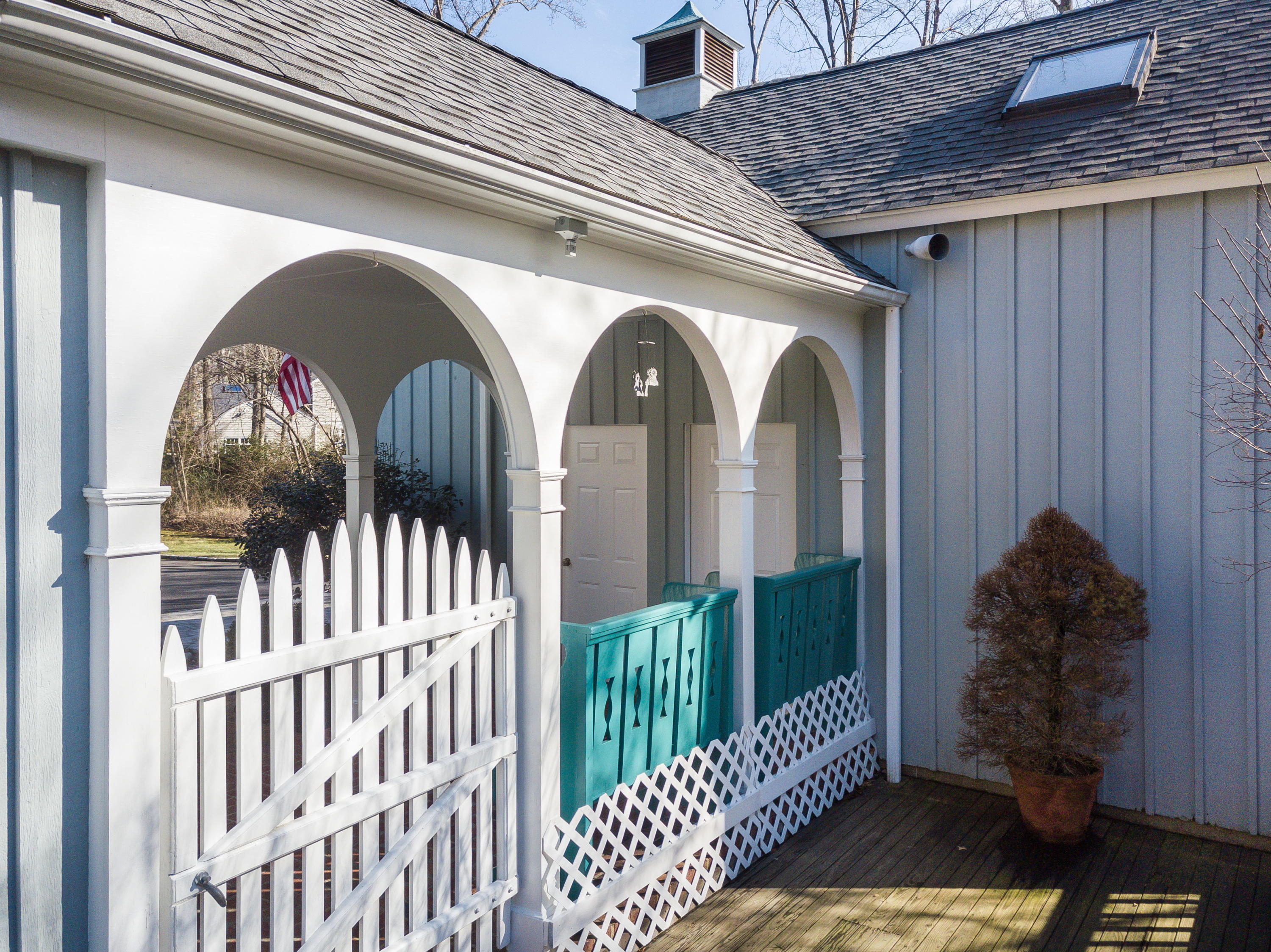 8 Priscilla Lane Darien, CT 06820 - Photo 27 of 37 a view of a house with a small porch