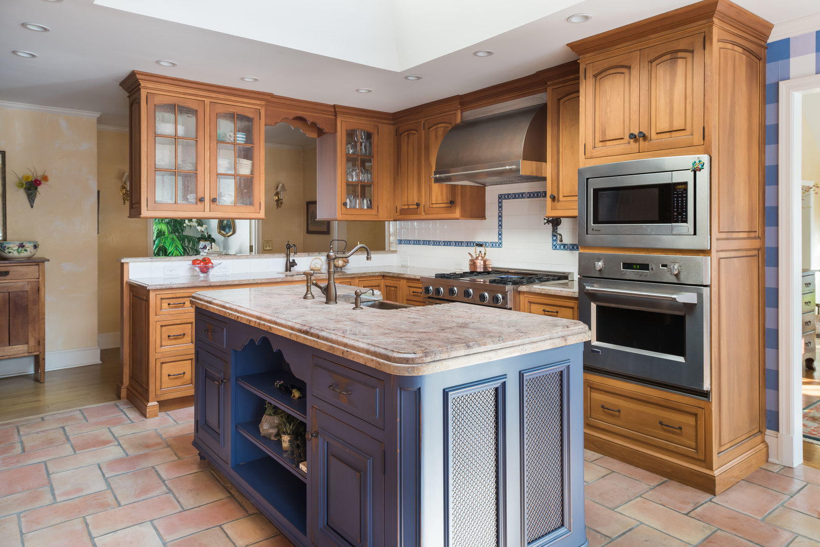 8 Priscilla Lane Darien, CT 06820 - Photo 3 of 37 a kitchen with stainless steel appliances granite countertop a stove and a sink