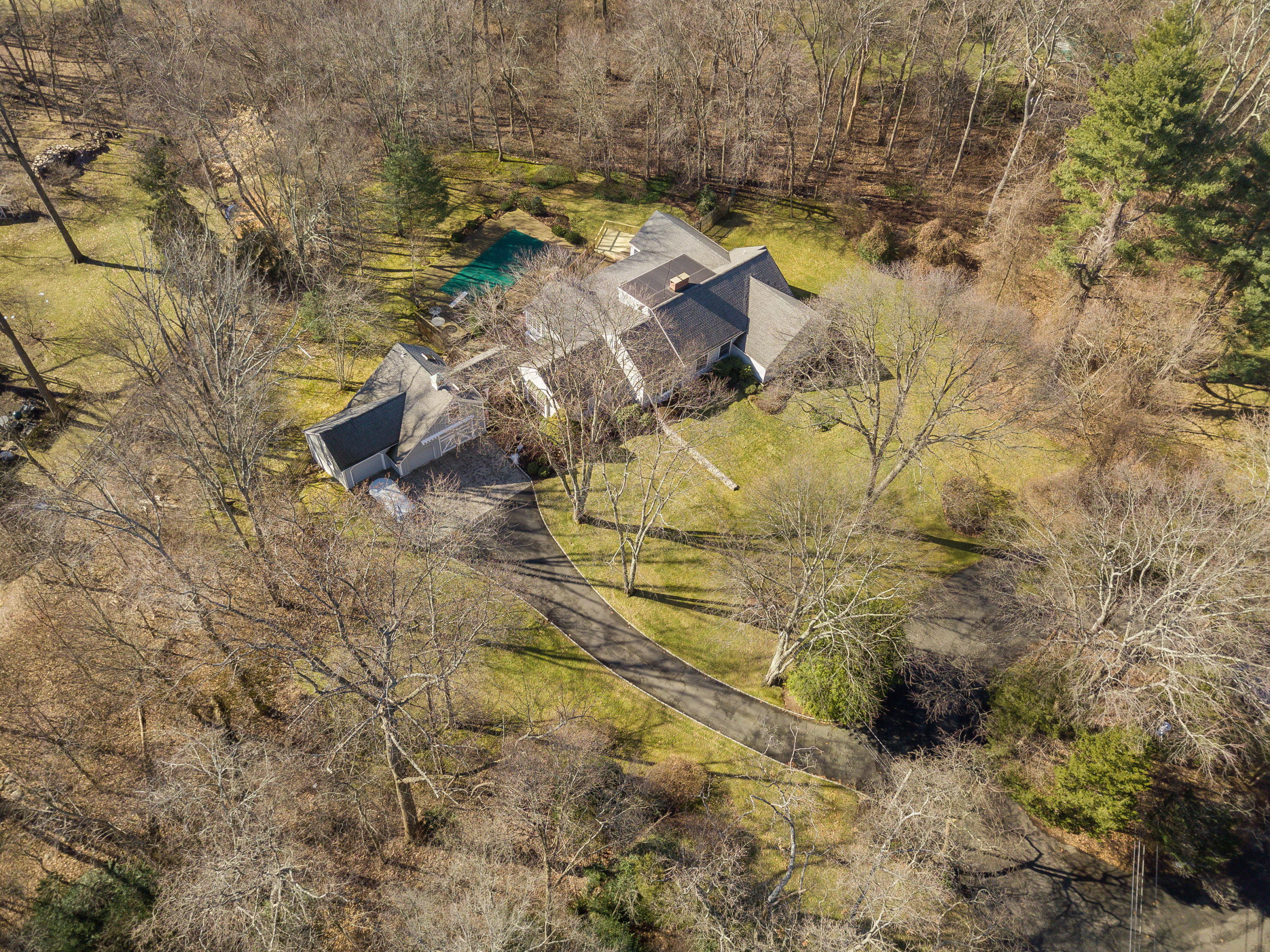 8 Priscilla Lane Darien, CT 06820 - Photo 36 of 37 a aerial view of residential house with beach
