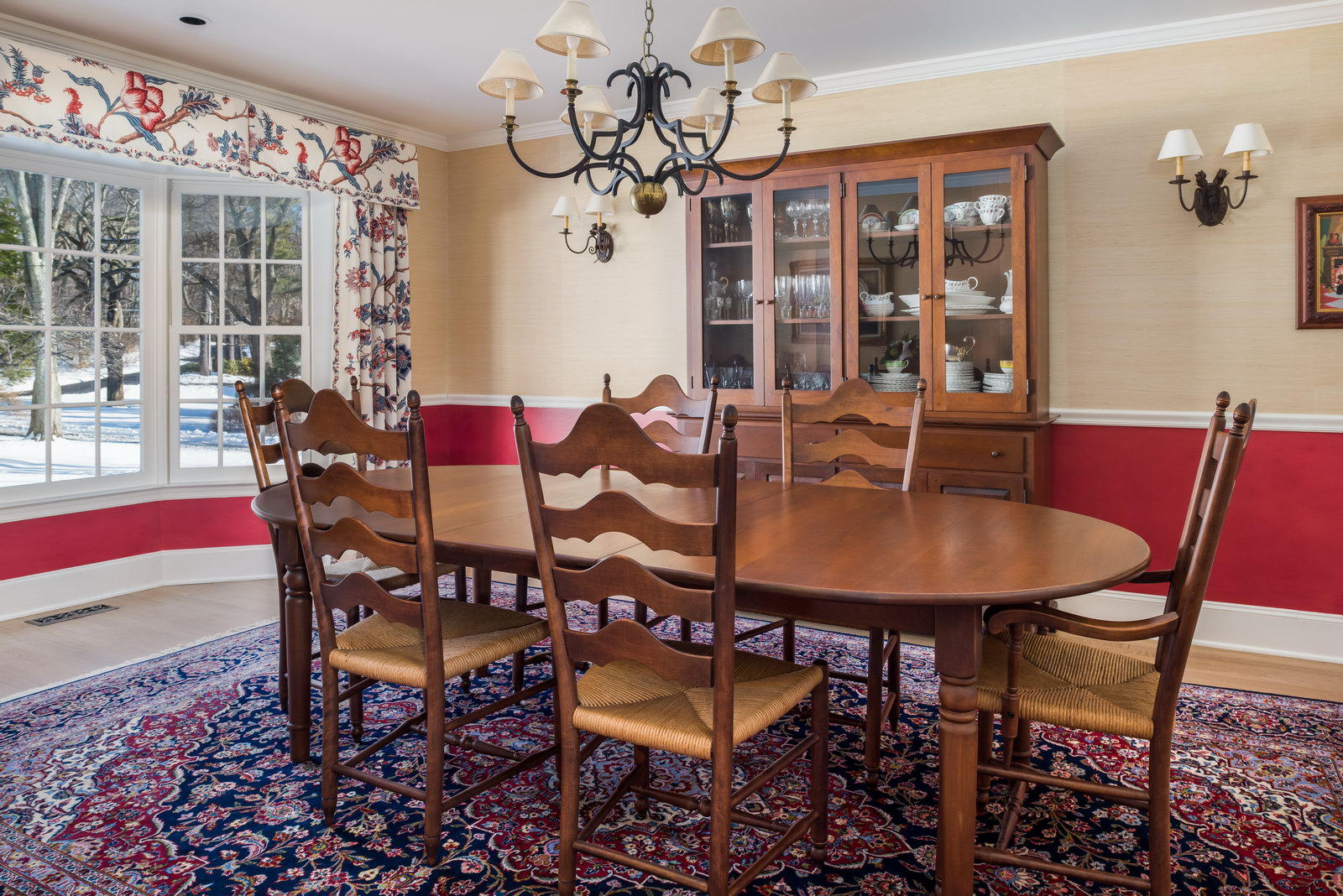 8 Priscilla Lane Darien, CT 06820 - Photo 6 of 37 a view of a dining room with furniture and chandelier