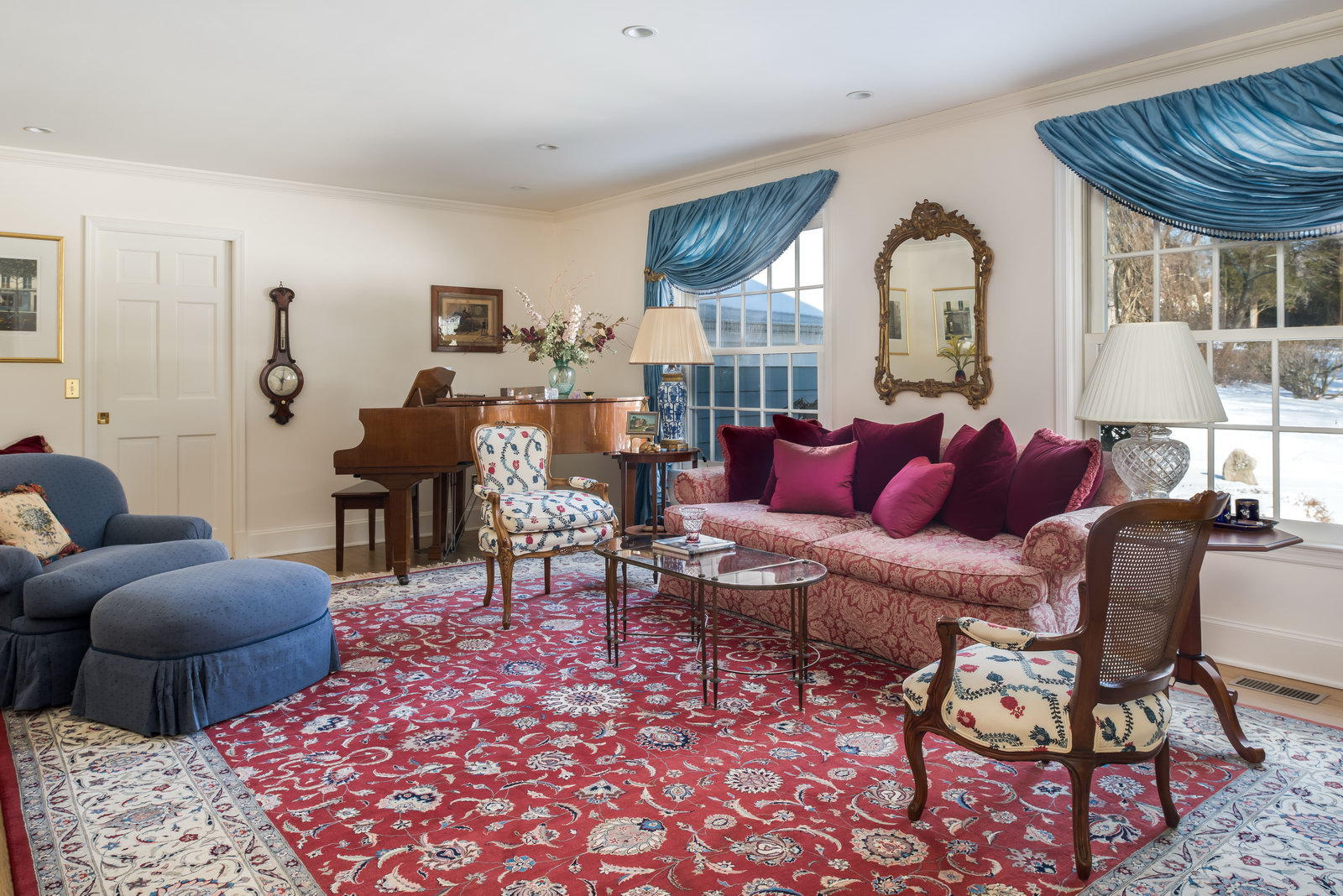 8 Priscilla Lane Darien, CT 06820 - Photo 7 of 37 a living room with furniture potted plant and a large window
