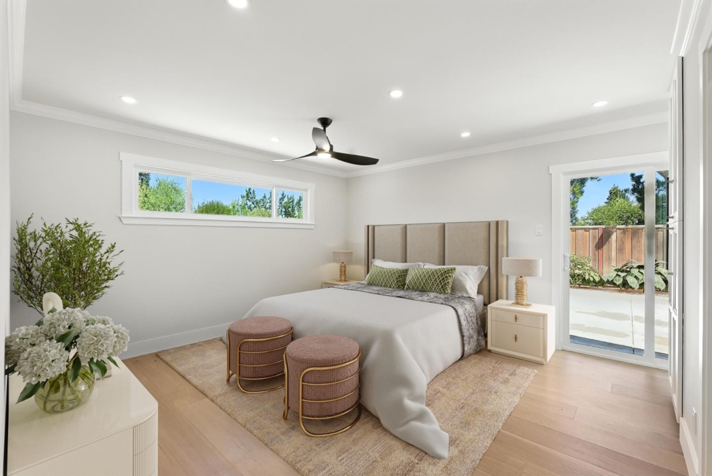 5701 Lewis Way Concord, CA 94521 - Photo 19 of 54 a bedroom with a bed and a painting on the wall