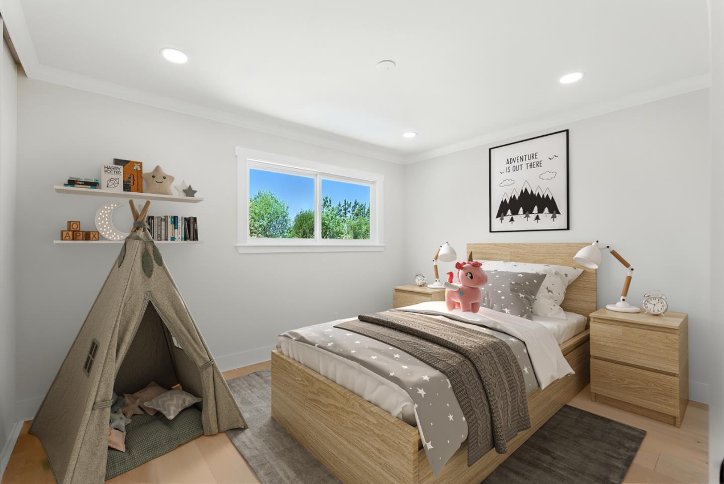 5701 Lewis Way Concord, CA 94521 - Photo 26 of 54 a bedroom with a bed and a window