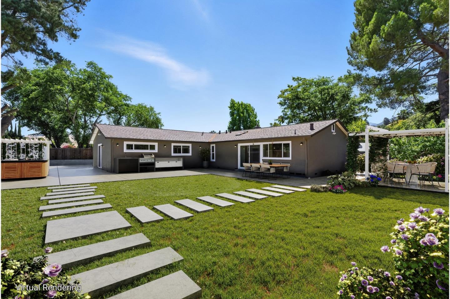5701 Lewis Way Concord, CA 94521 - Photo 39 of 54 a front view of a house with a garden
