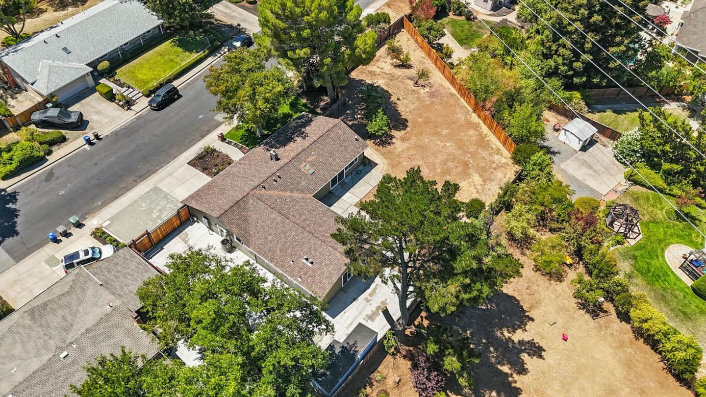 5701 Lewis Way Concord, CA 94521 - Photo 49 of 54 an aerial view of residential house with swimming pool