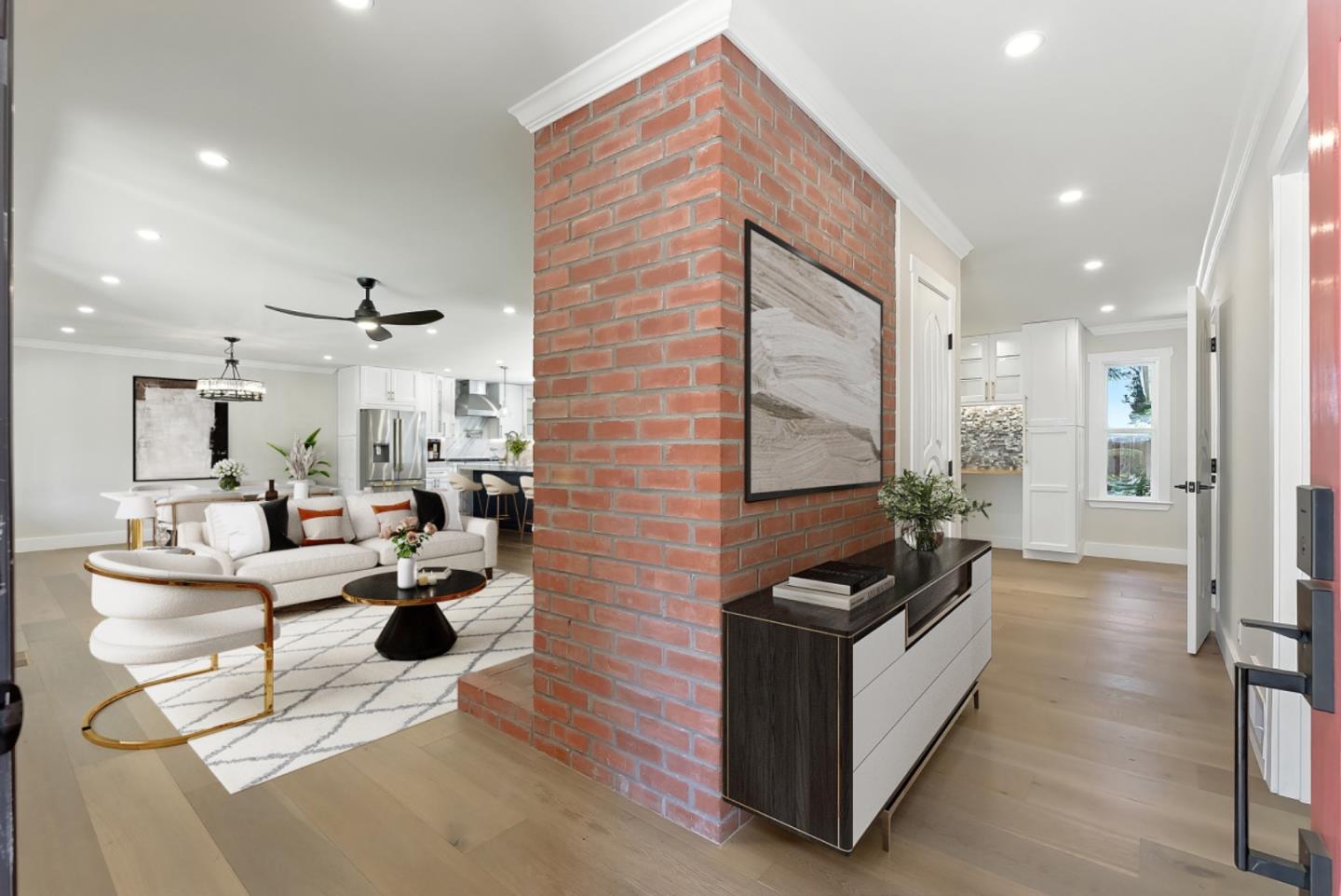 5701 Lewis Way Concord, CA 94521 - Photo 7 of 54 a living room with furniture and a flat screen tv