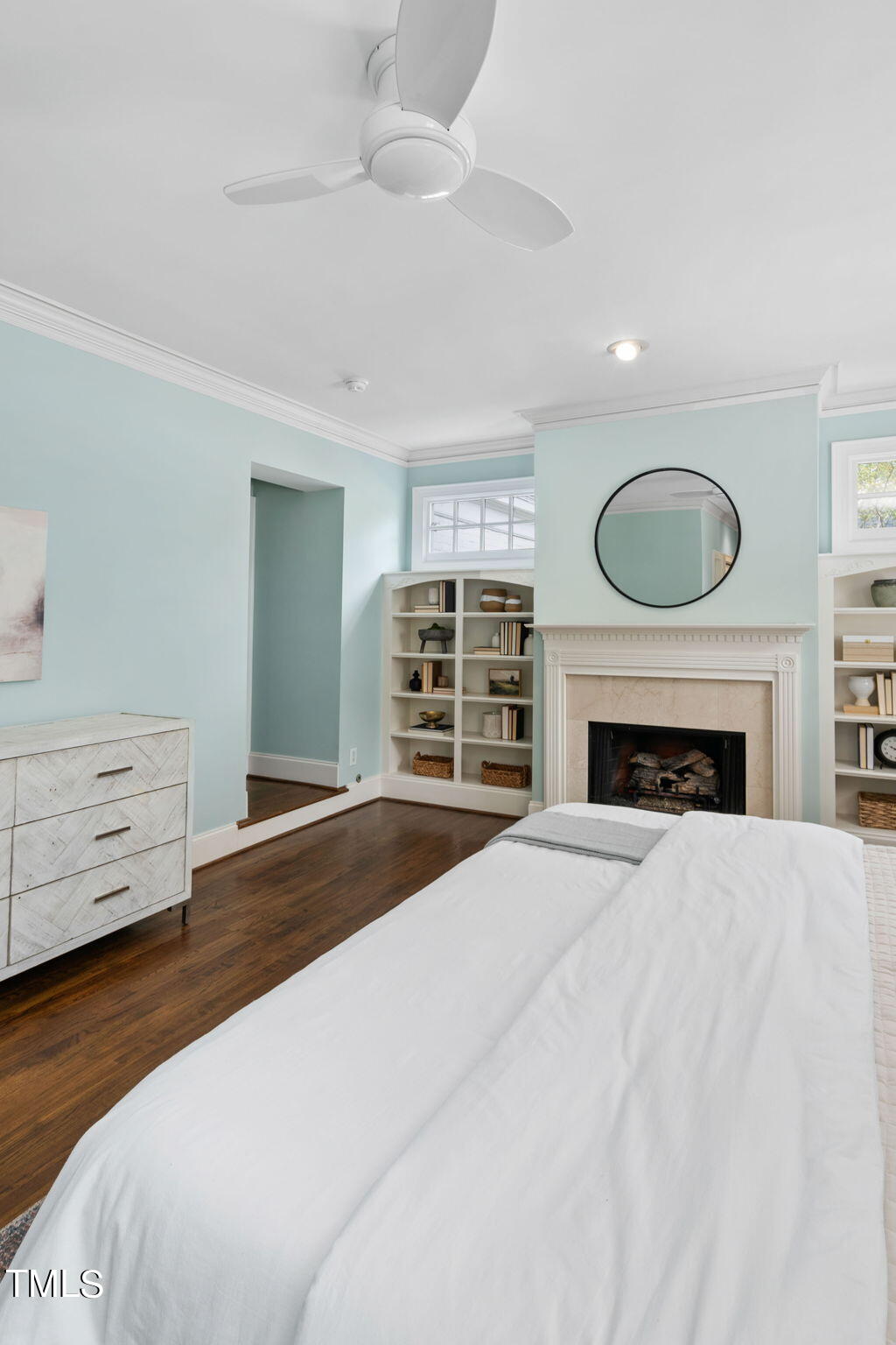 1900 St Marys Street Raleigh, NC 27608 - Photo 54 of 94 a view of an empty room with furniture and a fireplace