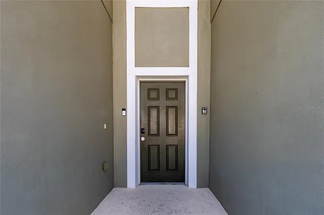 a view of a dining area with furniture