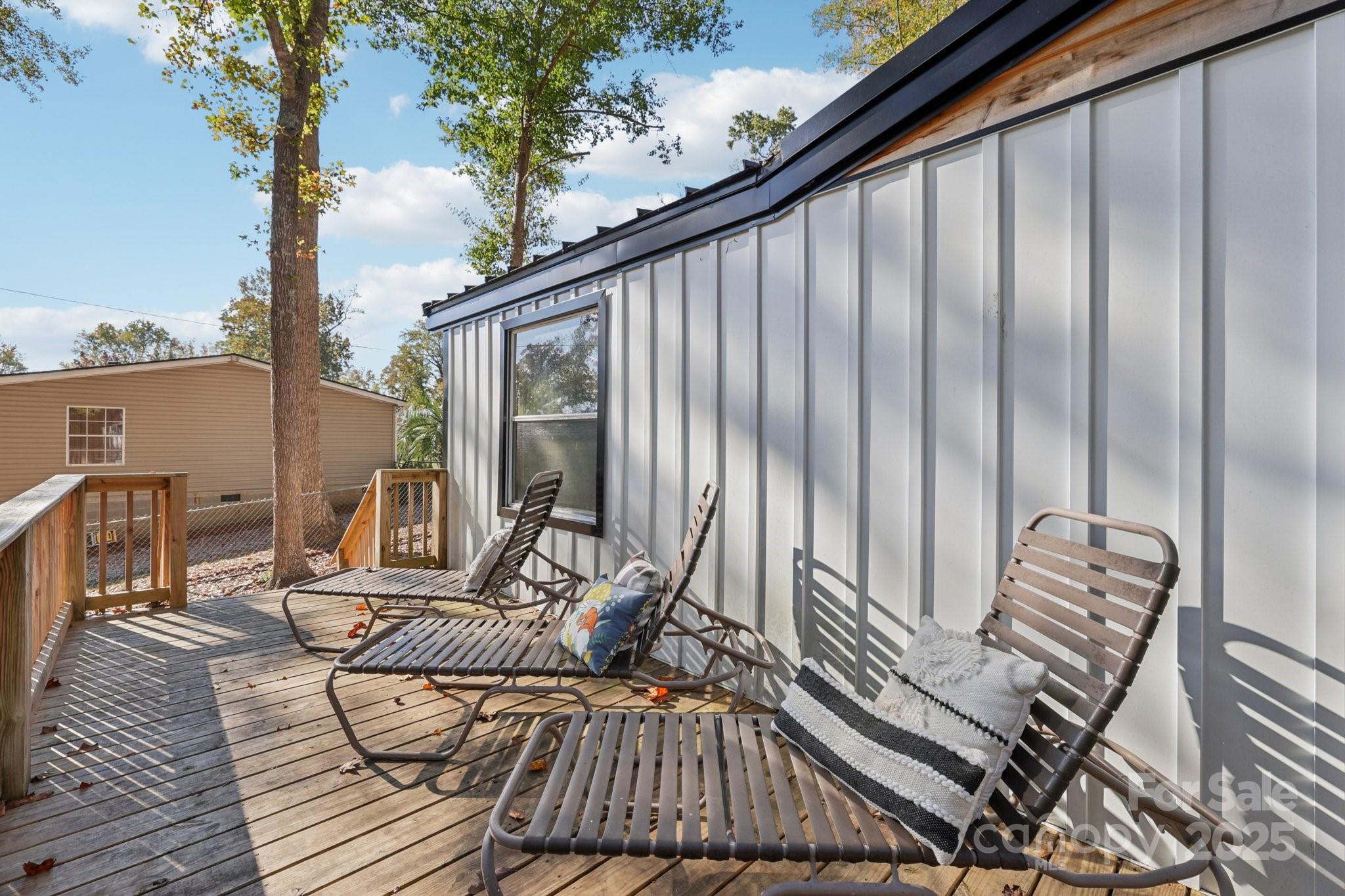 1269 Eastcreek Road Fort Lawn, SC 29714 - Photo 29 of 44 a view of balcony with wooden floor and outdoor seating