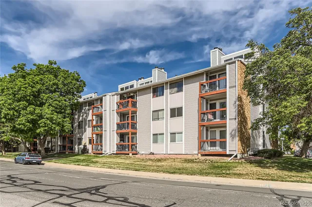 a front view of a building