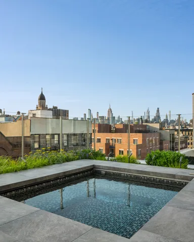 a view of a city from a terrace