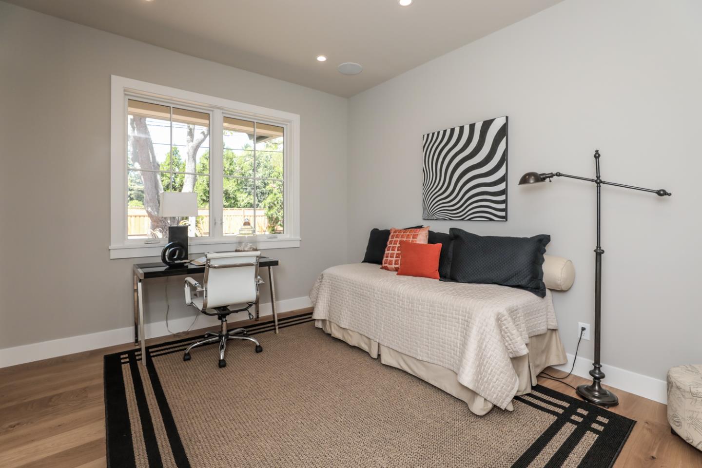 759 Sunshine Drive Los Altos, CA 94024 - Photo 17 of 47 a bedroom with a bed and a desk
