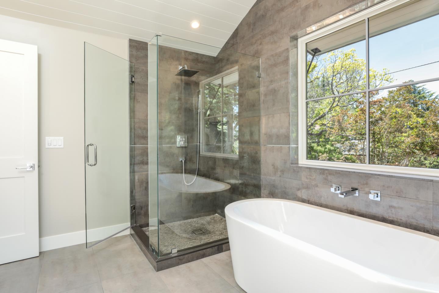 759 Sunshine Drive Los Altos, CA 94024 - Photo 20 of 47 a bathroom with a bathtub and a shower
