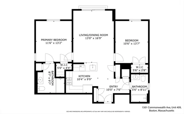 $899,900 | 1501 Commonwealth Avenue, Unit 409, Boston, MA 02135