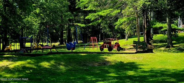 a view of yard with tree s