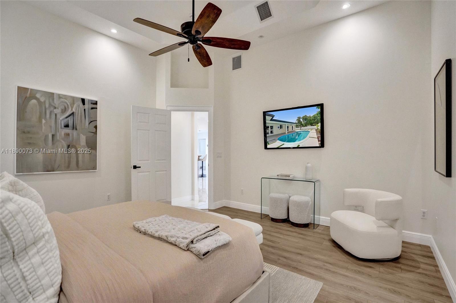 300 North 53 Avenue Hollywood, FL 33021 - Photo 42 of 77 a bedroom with furniture and a window