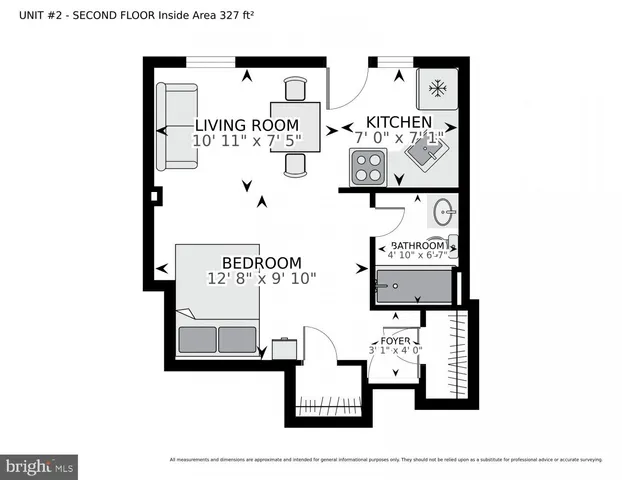 $1,875 | 709 Massachusetts Avenue Northeast, Washington, DC 20002