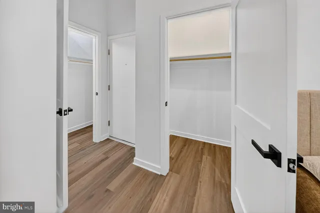 wooden floor in a gallery