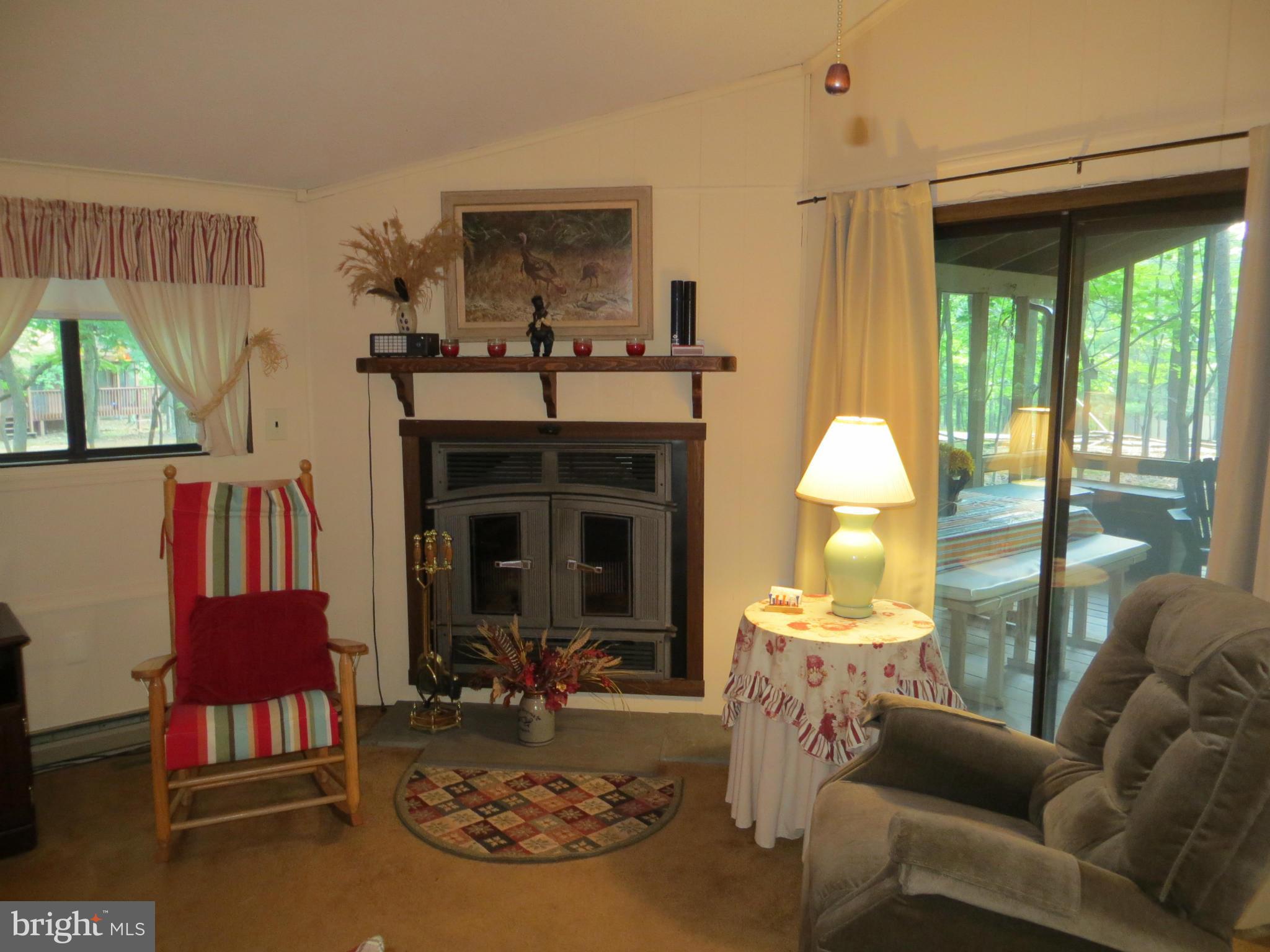 101 Animikean Ridge Hedgesville, WV 25427 - Photo 16 of 23 Living Room with Wood Burning Fireplace