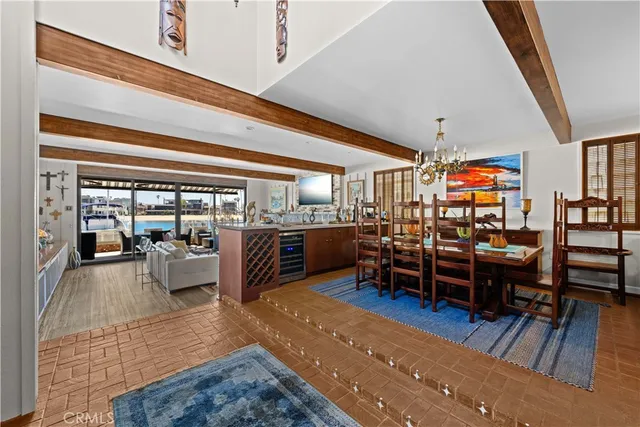 a view of a livingroom with furniture and wooden floor