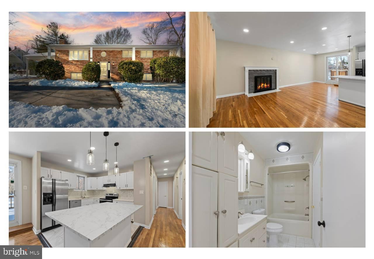 a view of a living room and kitchen