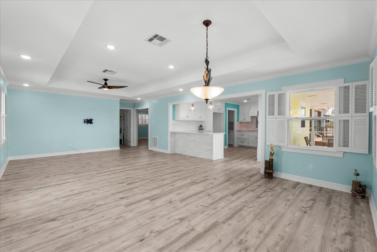 6 Trout Lane Freeport, TX 77541 - Photo 11 of 40 a view of empty room with wooden floor