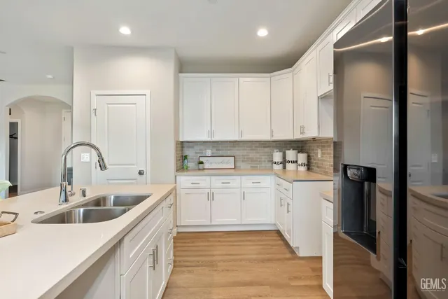 a view of a dining room with furniture and window