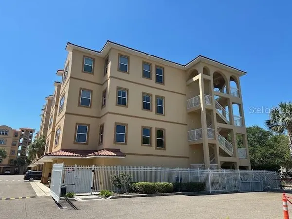 a front view of a building