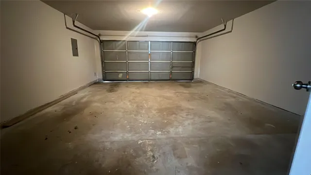 a view of an empty shelves