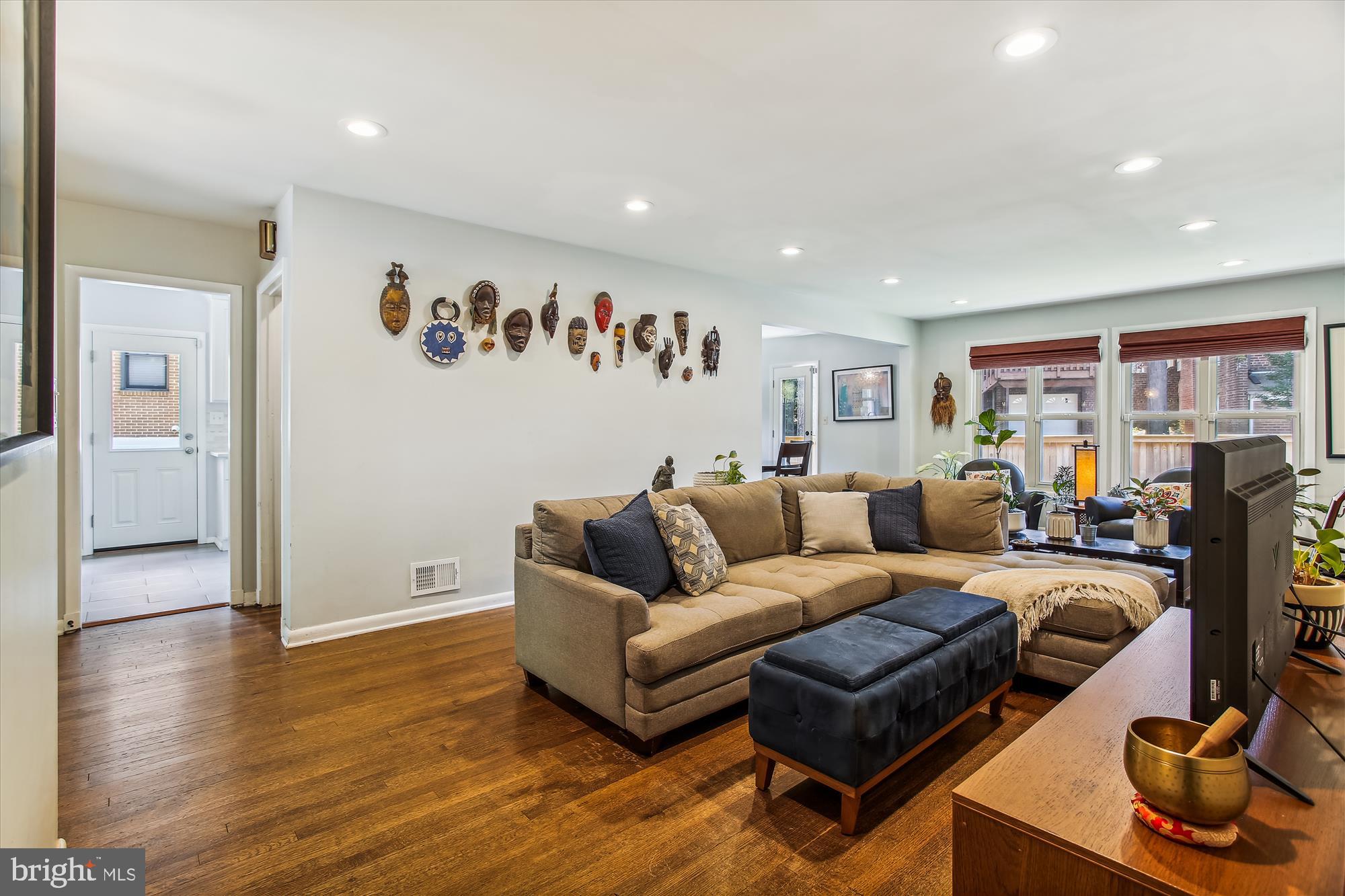 1330 Fernway Road Northwest Washington, DC 20012 - Photo 12 of 73 Living Room with Hardwood Floors