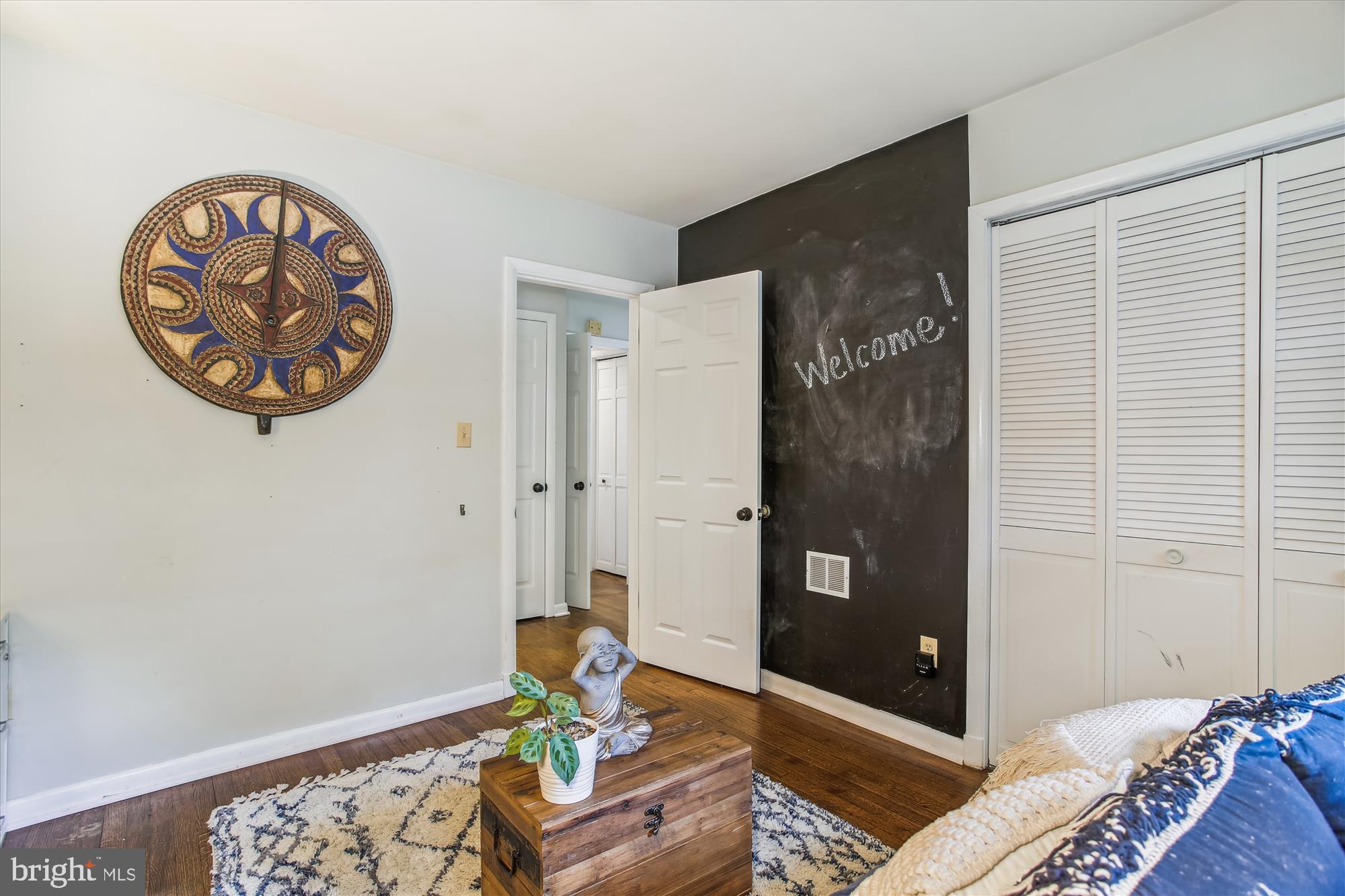 1330 Fernway Road Northwest Washington, DC 20012 - Photo 35 of 73 Bedroom #3 with Chalk Wall Paint