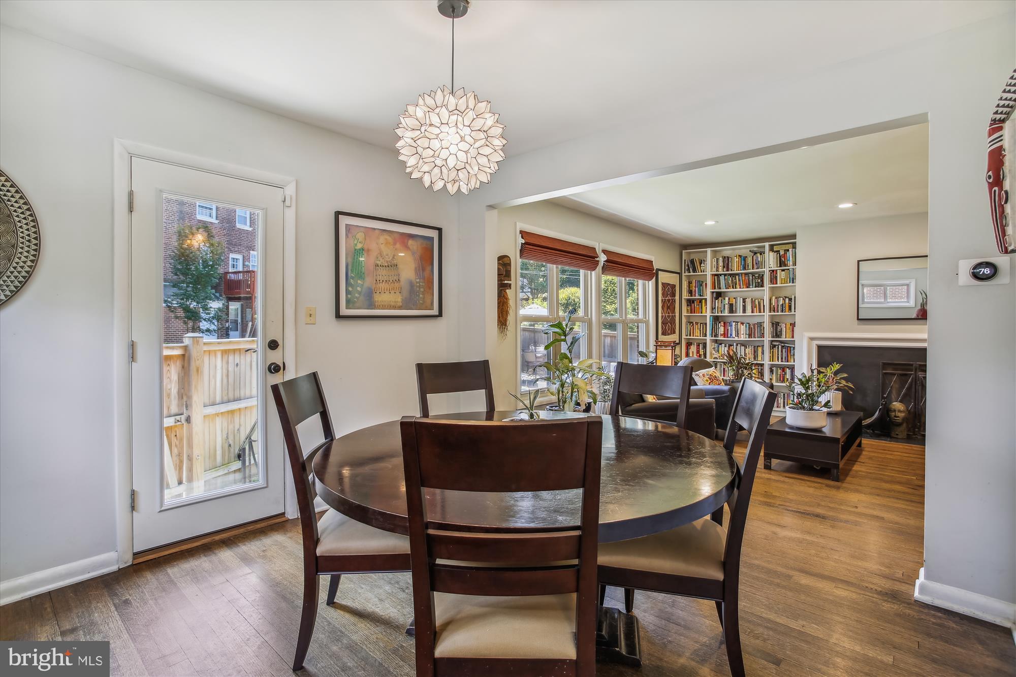 1330 Fernway Road Northwest Washington, DC 20012 - Photo 5 of 73 Dining Area with Starburst Chandelier