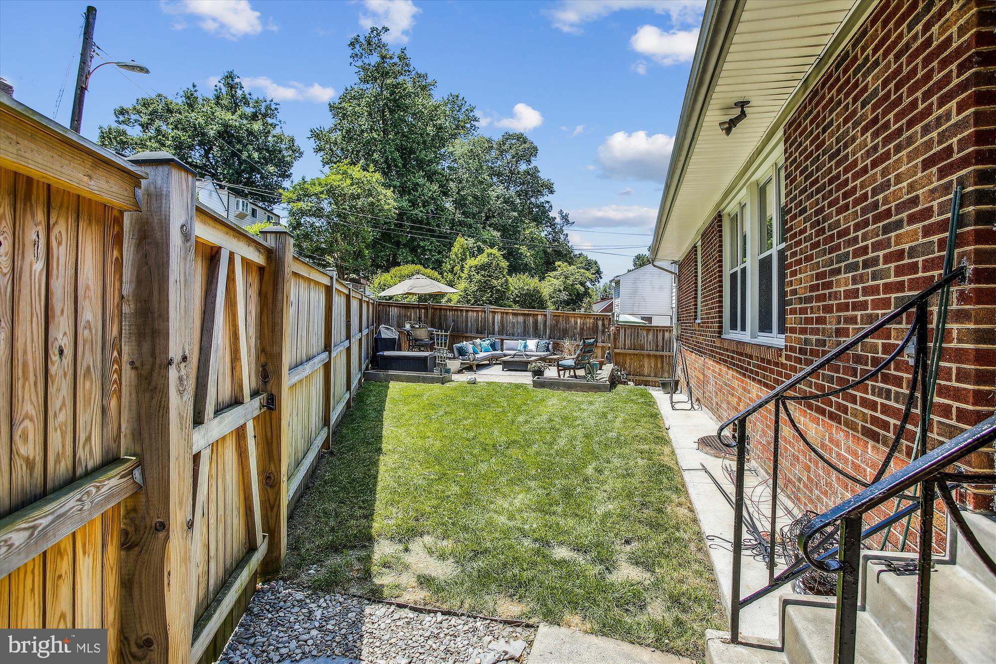 1330 Fernway Road Northwest Washington, DC 20012 - Photo 64 of 73 Side Yard at East Elevation